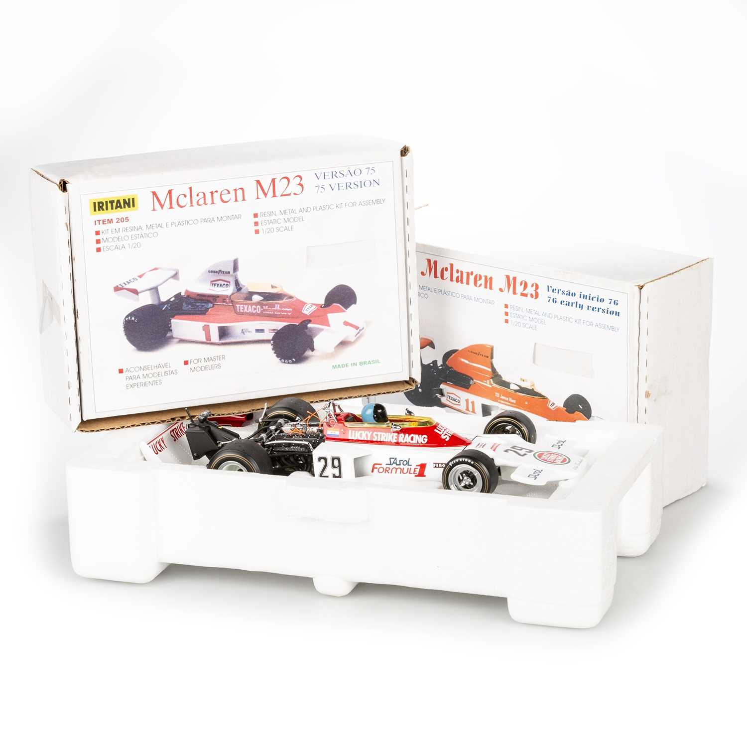 ASSORTED MODEL KIT RACING CARS AND ENGINES - Image 3 of 6