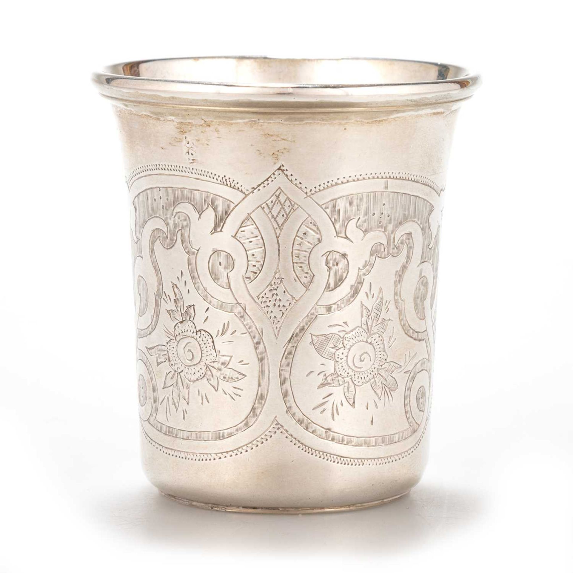 A RUSSIAN SILVER BEAKER