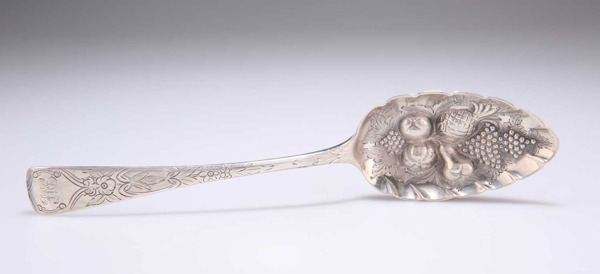 A SET OF FOUR GEORGE III SILVER TABLE SPOONS - Image 2 of 3