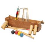 AN 'ATLAS' CROQUET SET