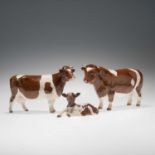 A BESWICK LIMITED EDITION MODEL OF A RED FRIESIAN BULL