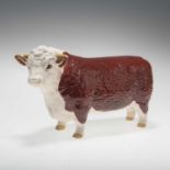 A BESWICK MODEL OF A HEREFORD BULL