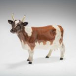 A BESWICK MODEL OF AN AYRSHIRE COW CH. ICKHAM BESSIE