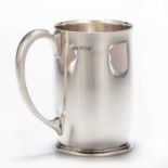 AN ELIZABETH II SILVER MUG