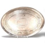 A GEORGE III SILVER SALVER