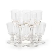A GROUP OF DRINKING GLASSES