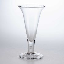 AN UNUSUAL OVERSIZED ALE GLASS, CIRCA 1790