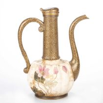 A DOULTON BURSLEM COFFEE POT, RETAILED BY J.E. CALDWELL & CO, PHILADELPHIA