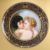 A LARGE VIENNA PLAQUE, LATE 19TH CENTURY