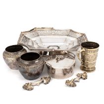 A COLLECTION OF SILVER-PLATED WARES