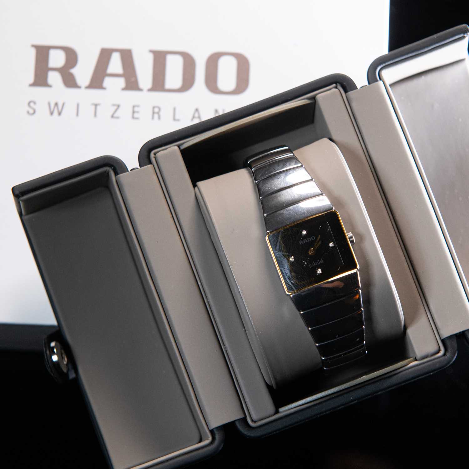 A LADY'S RADO SINTRA CERAMIC BRACELET WATCH - Image 2 of 2