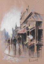 JOHN SEERY-LESTER (BORN 1946) STREET SCENE