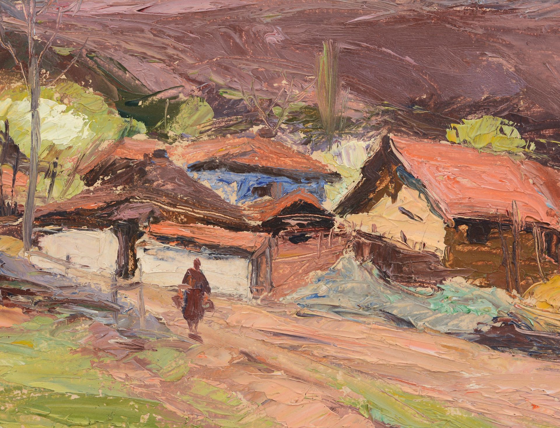 VLADIMIR NAUMOV NAUMOV /1897-1949/ "Landscape from the village of Bankya" - Image 3 of 4