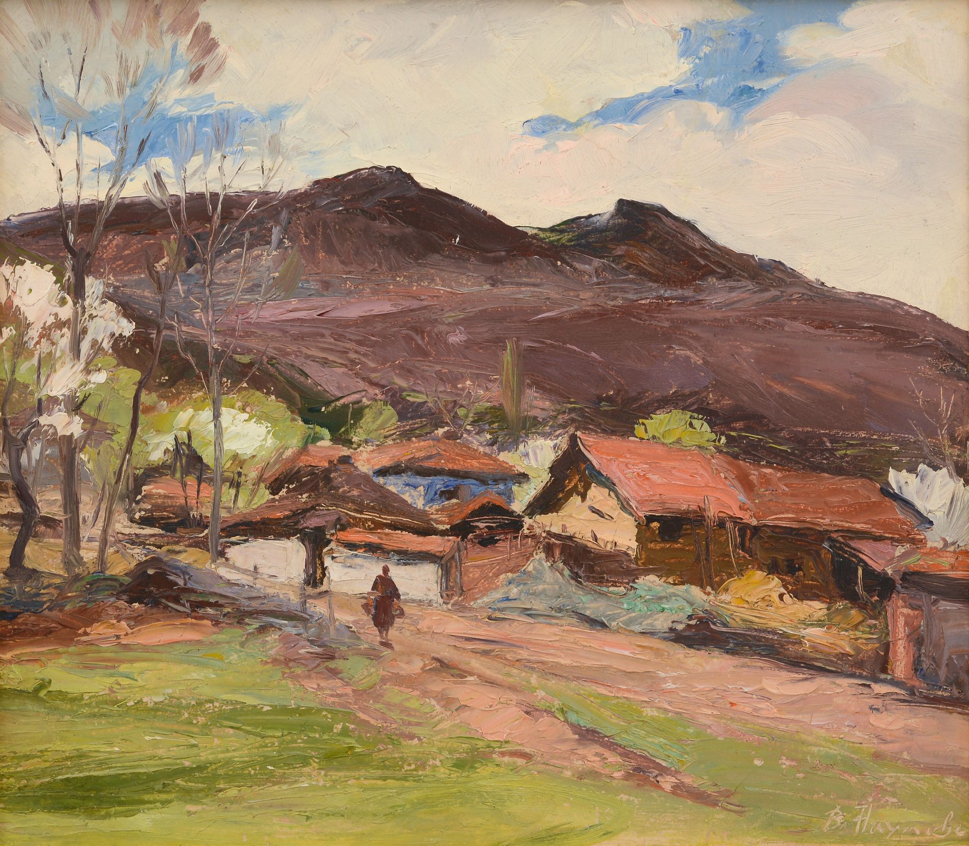 VLADIMIR NAUMOV NAUMOV /1897-1949/ "Landscape from the village of Bankya"