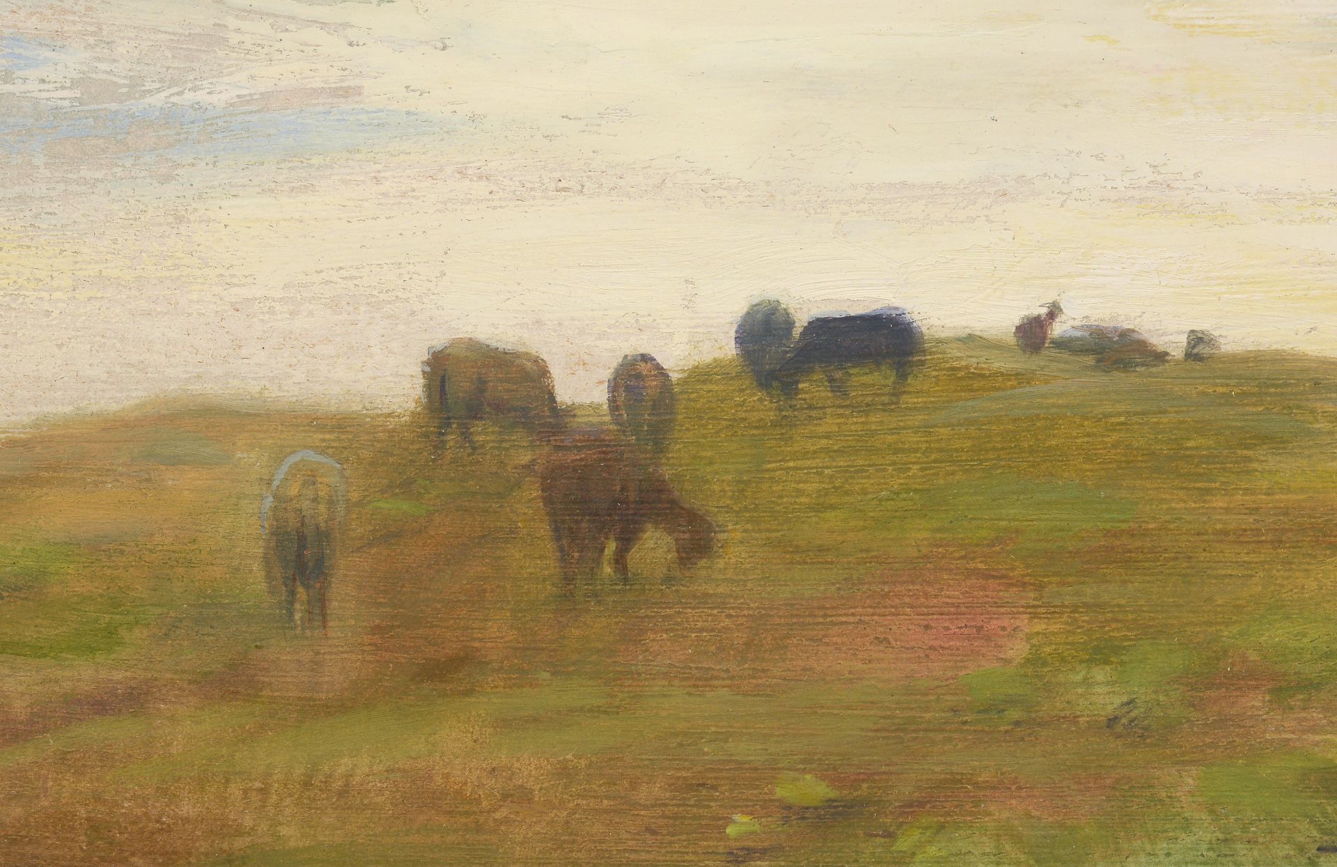 BORIS DENEV CHOKANOV /1883-1969/ "On pasture" - Image 3 of 4