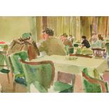 GRIGOR IVANOV NAYDENOV /1895-1983/ "Cafe "Bulgaria"