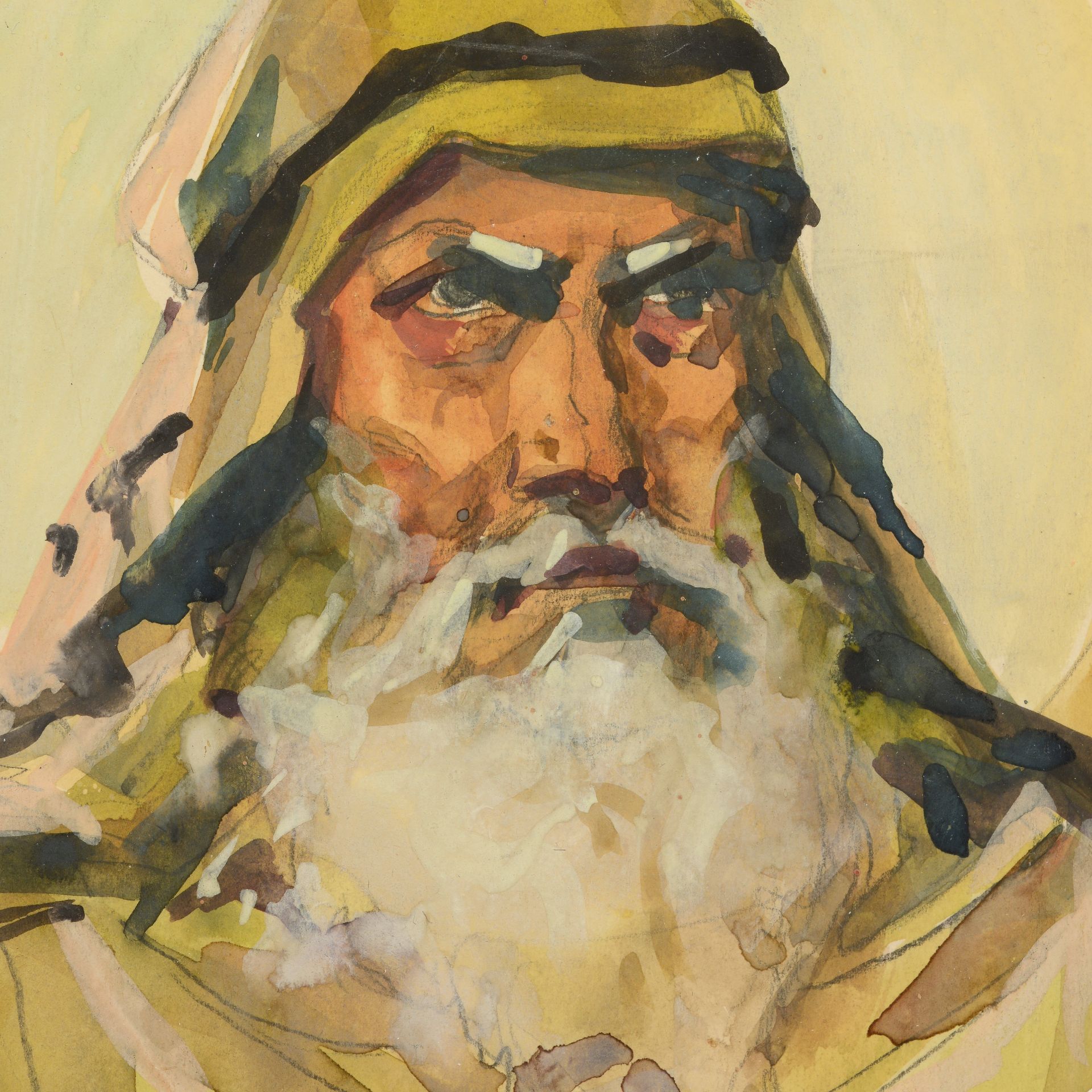 NIKOLA ATANASOV KOZHUHAROV /1892-1971/ "St. Prophet Jeremiah" - Image 3 of 3