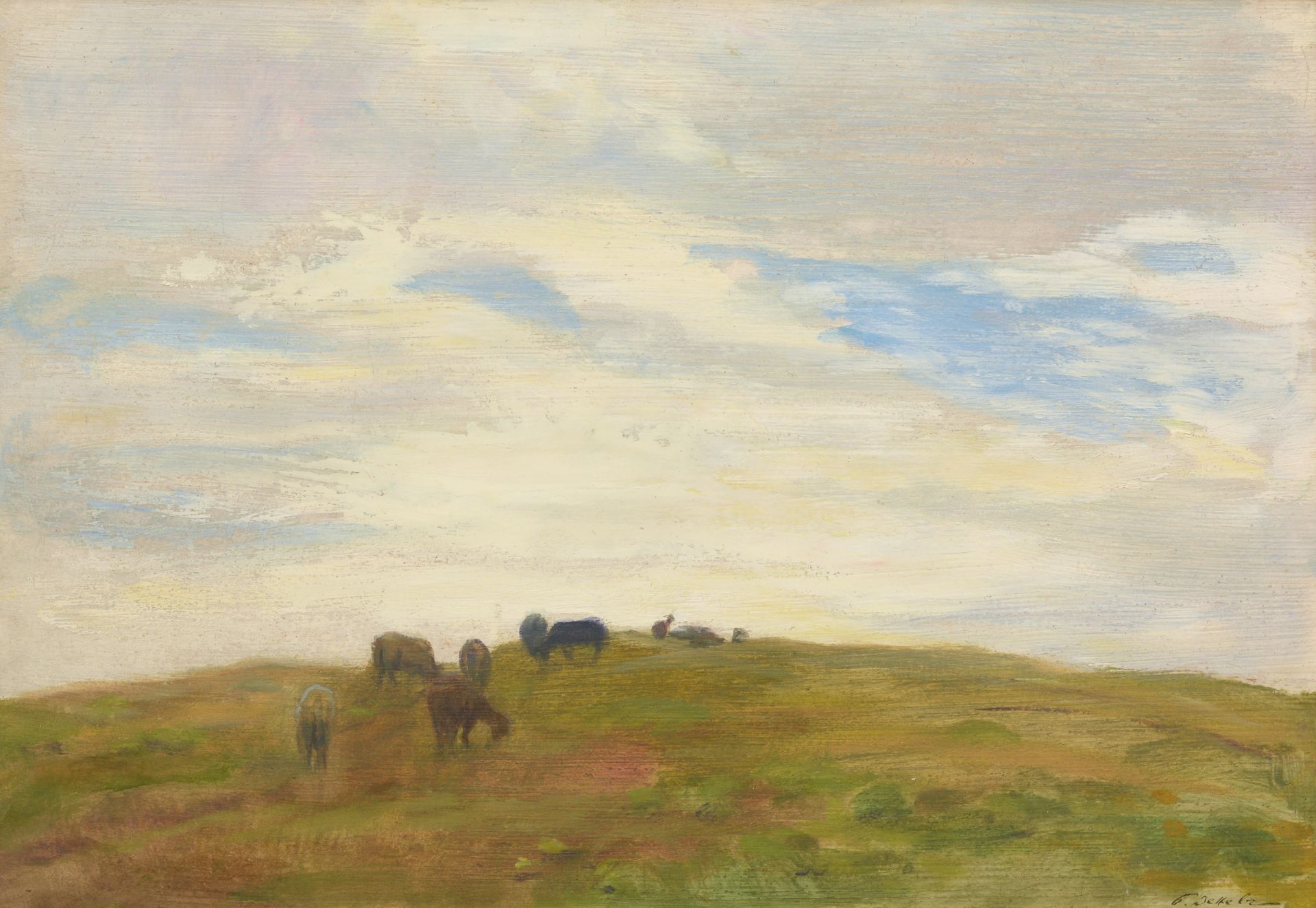 BORIS DENEV CHOKANOV /1883-1969/ "On pasture"