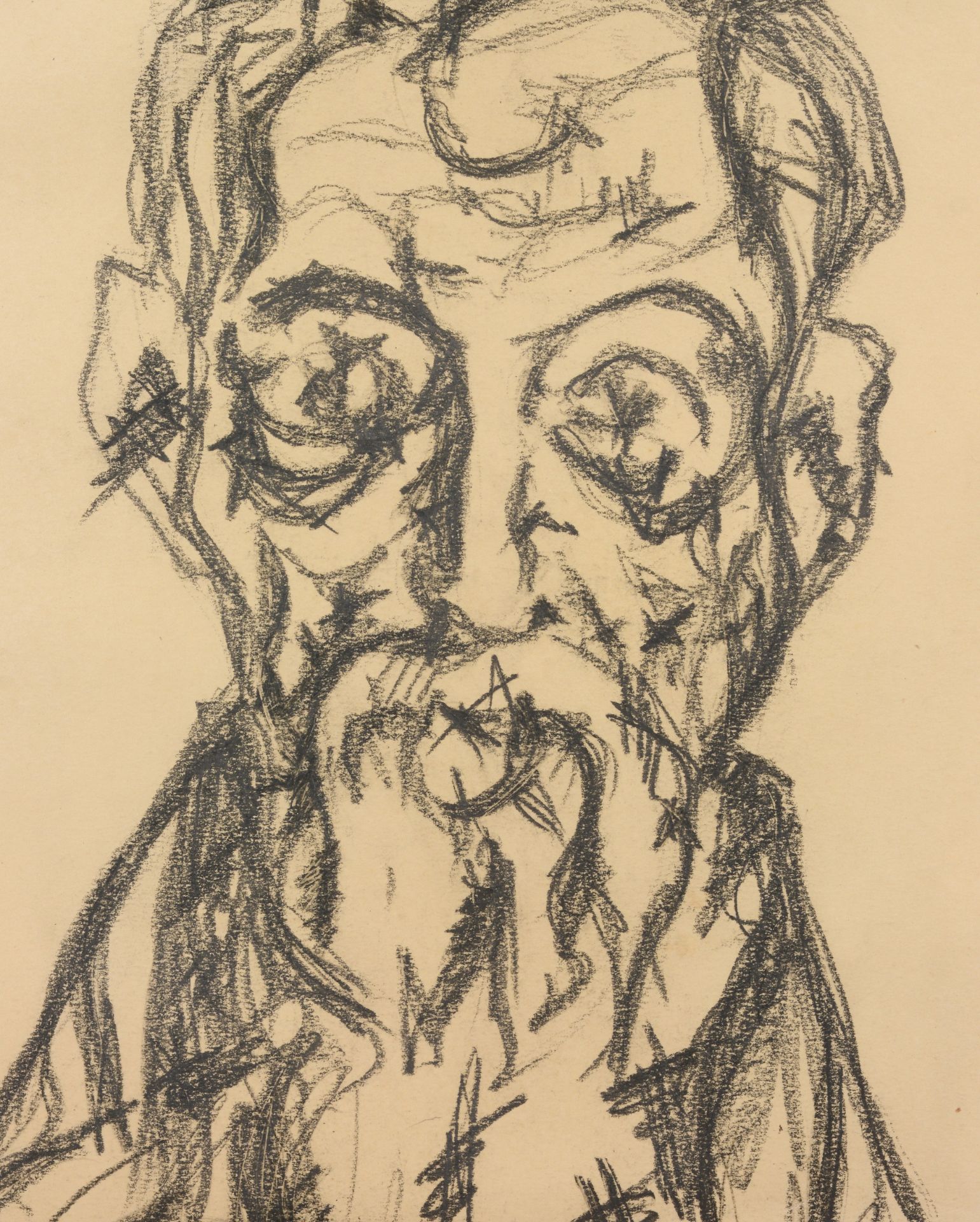 NIKOLAY SLAVOV DYULGEROV /1901-1982/ "Old man" - Image 3 of 4