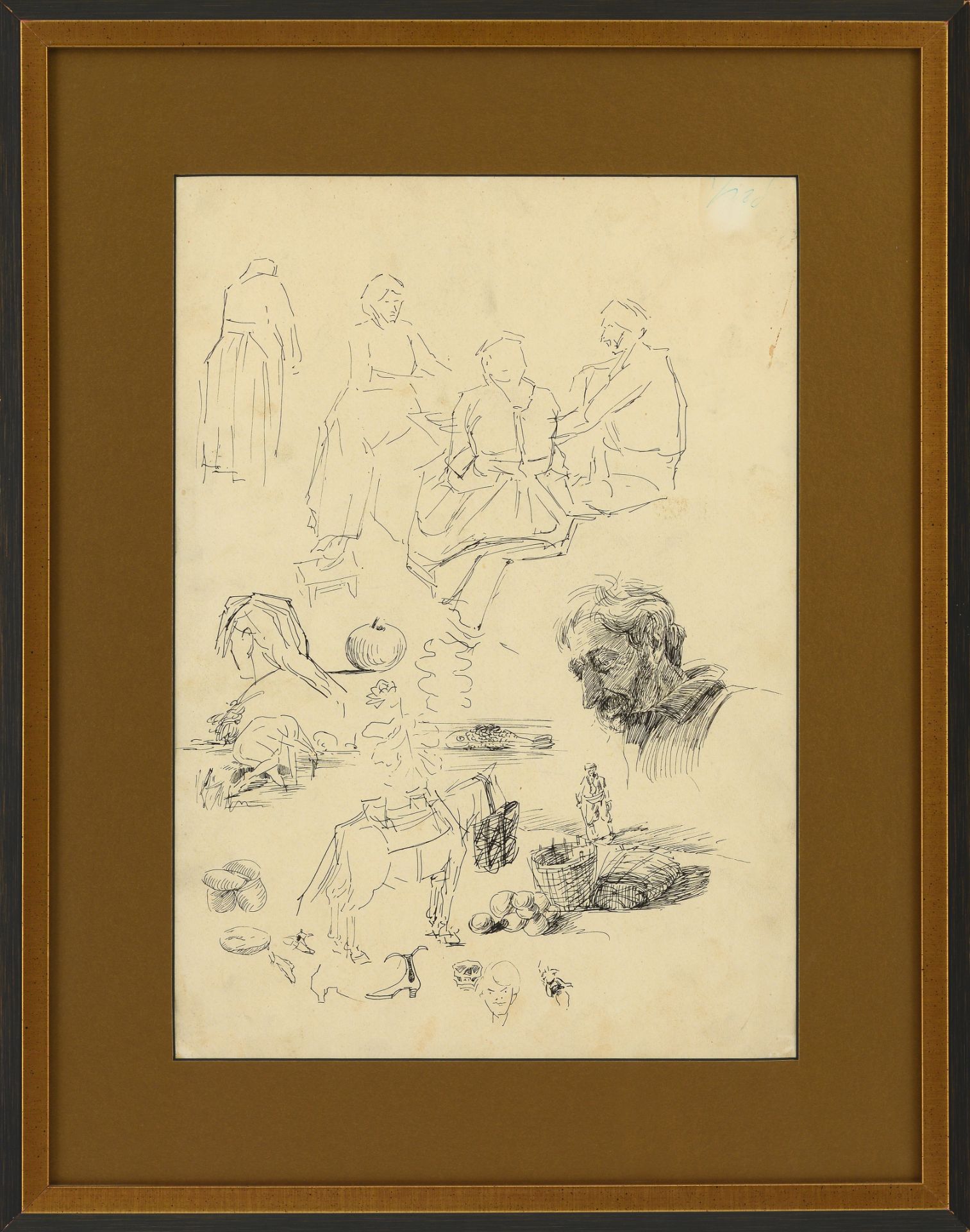 VLADIMIR DIMITROV POPPETROV - MAYSTORA /1882-1960/ "Sketches" - Image 3 of 5