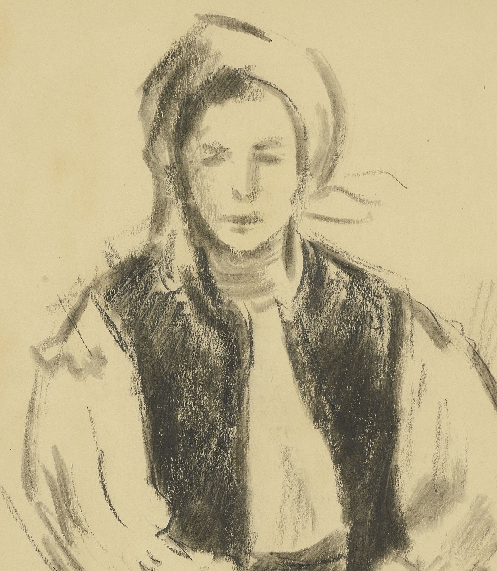 Vladimir Petrov Kavaldzhiev /1908-1988/ „A seated woman” - Bild 3 aus 3