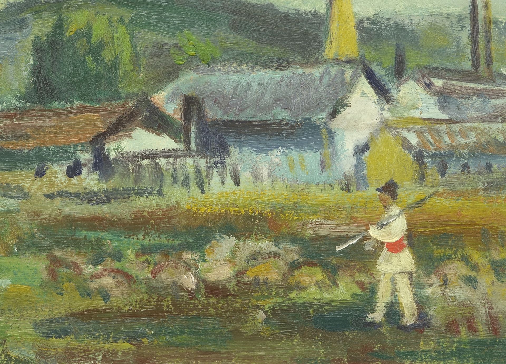 Vladimir Petrov Kavaldzhiev /1908-1988/ „Shepherd from Câmpina” - Image 3 of 3