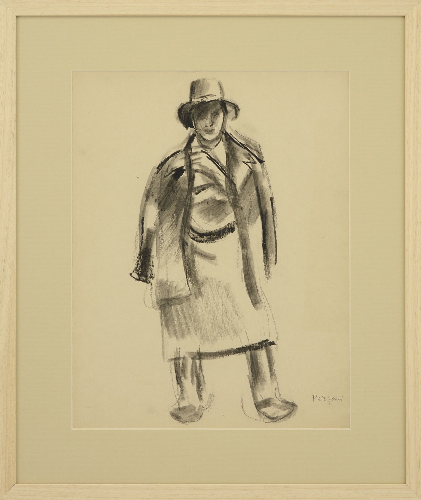 Vladimir Petrov Kavaldzhiev /1908-1988/ „A man in a jacket” - Bild 2 aus 3
