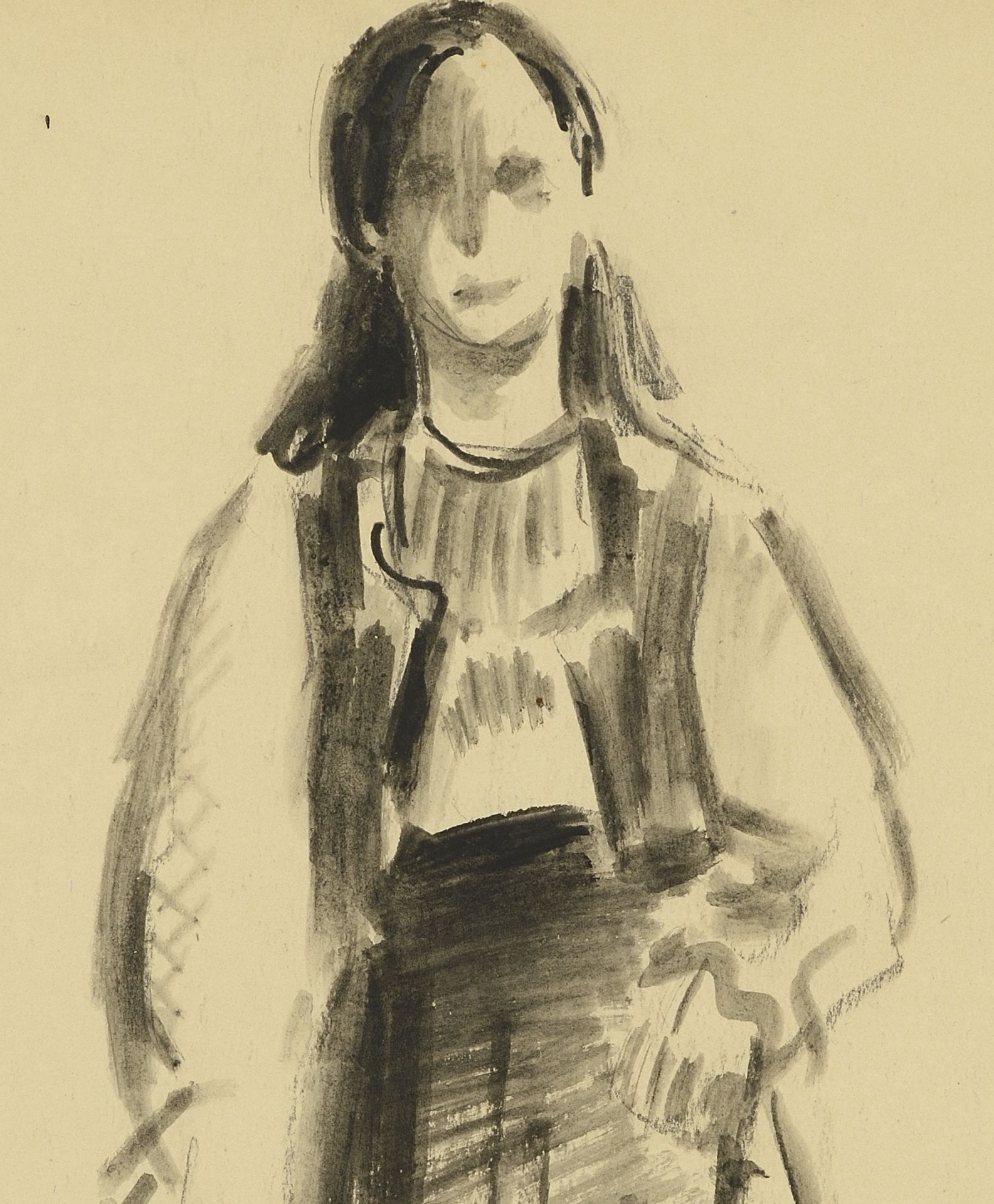 Vladimir Petrov Kavaldzhiev /1908-1988/ „Girl with a pitcher” - Bild 3 aus 3