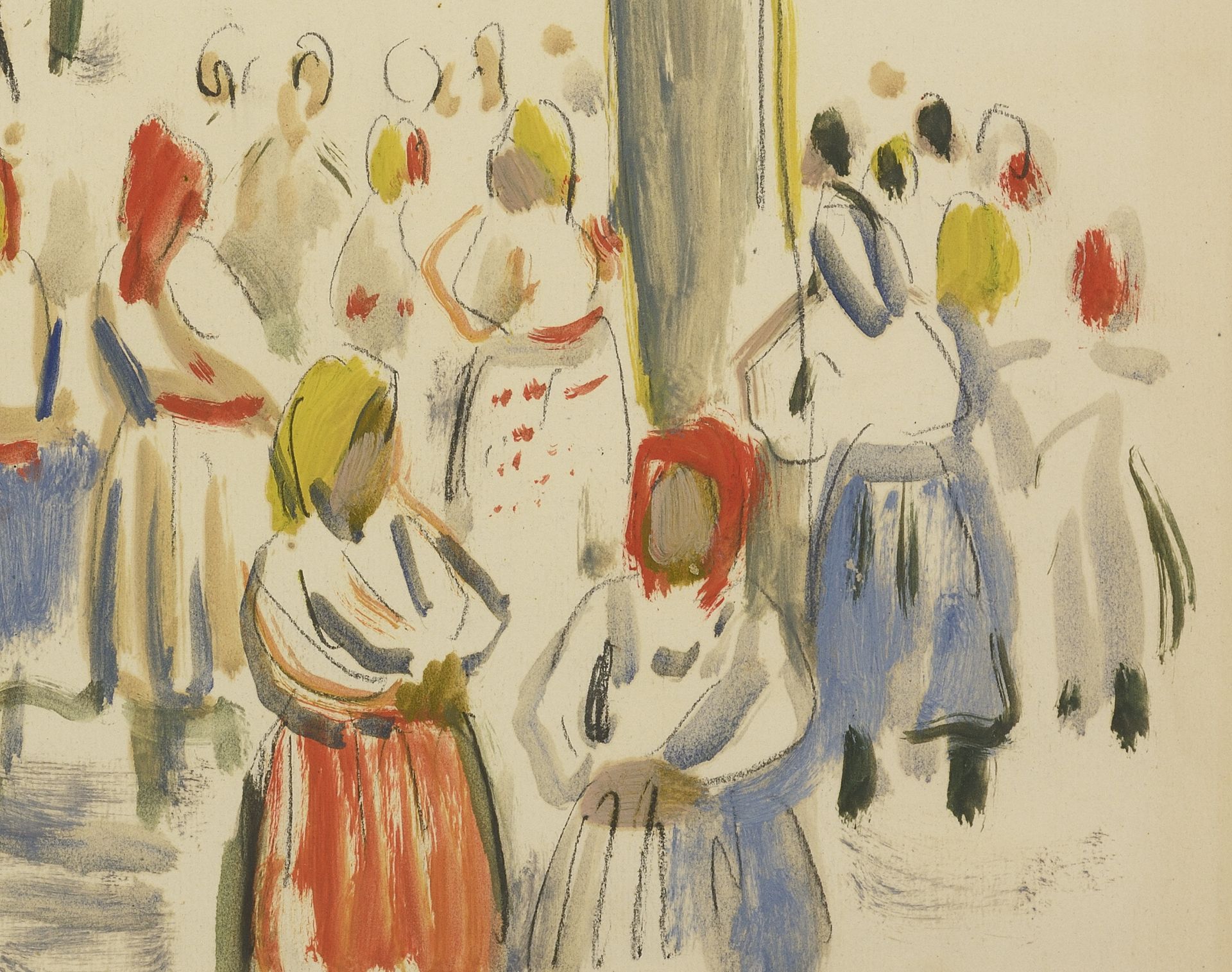 Vladimir Petrov Kavaldzhiev /1908-1988/ „In front of the church III” - Image 3 of 3