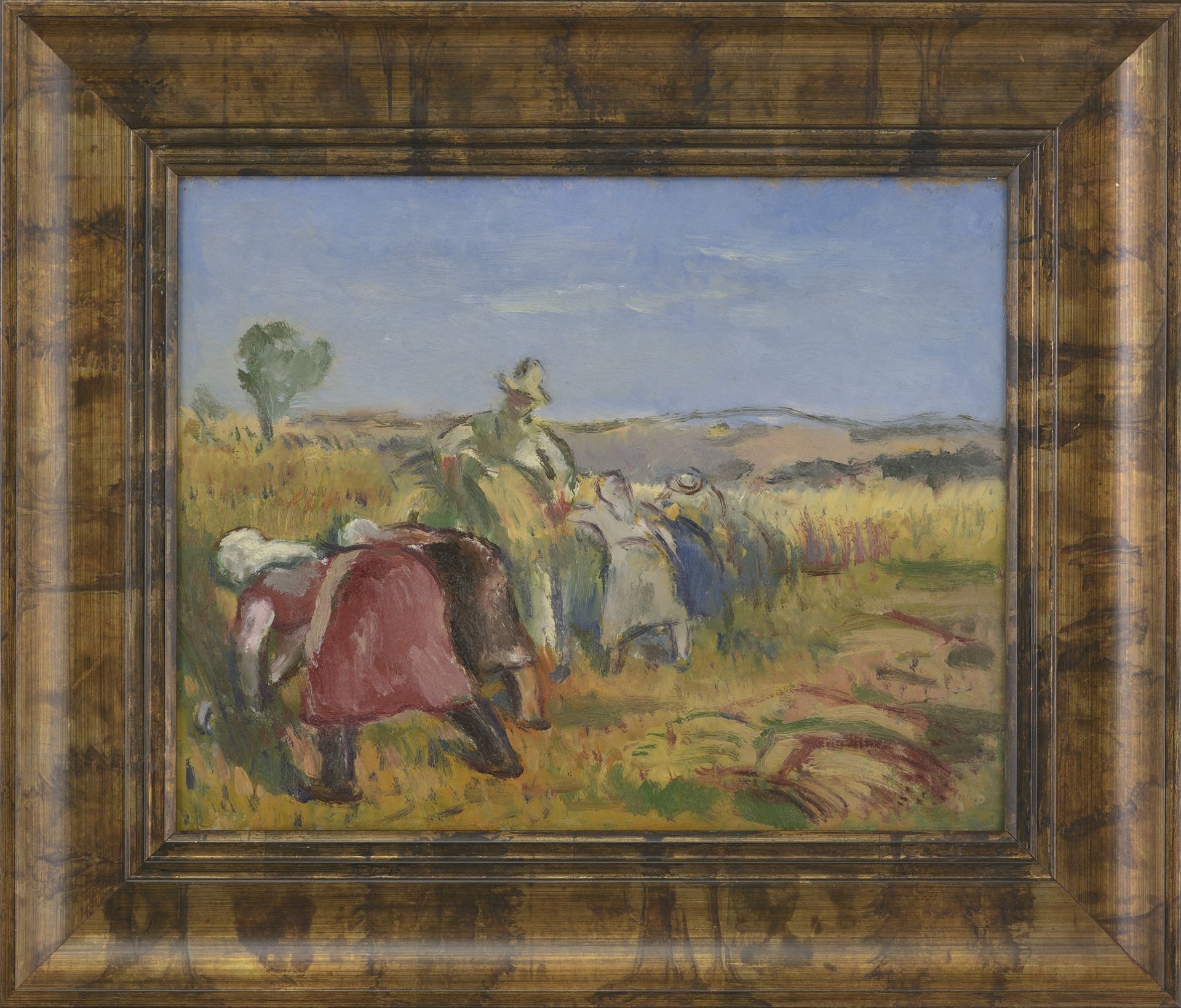 Vladimir Petrov Kavaldzhiev /1908-1988/ „Harvest” - Image 2 of 4