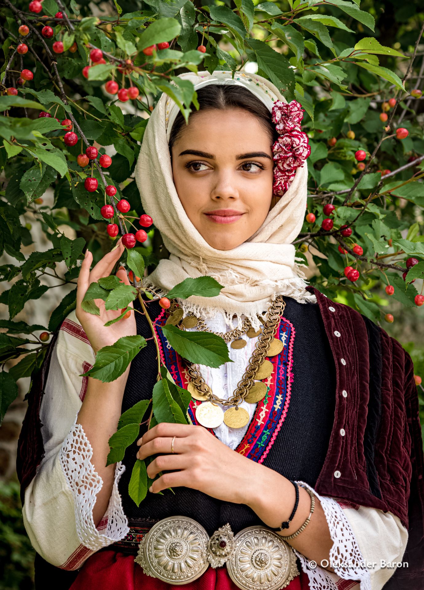 Oleksandr Baron “Maiden at a Fruit Tree”