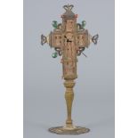 Throne cross "Crucifixion of Christ", "Baptism of Christ"