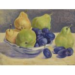 Militsa Ivanova Kozarova /1904-1985/ "Still Life with Fruit" d.1945