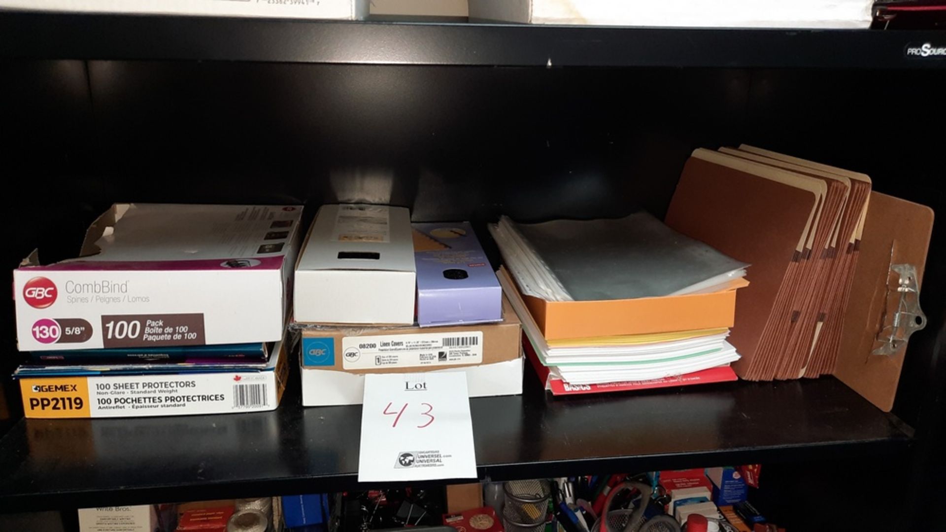 LOT: Assorted Office Supplies