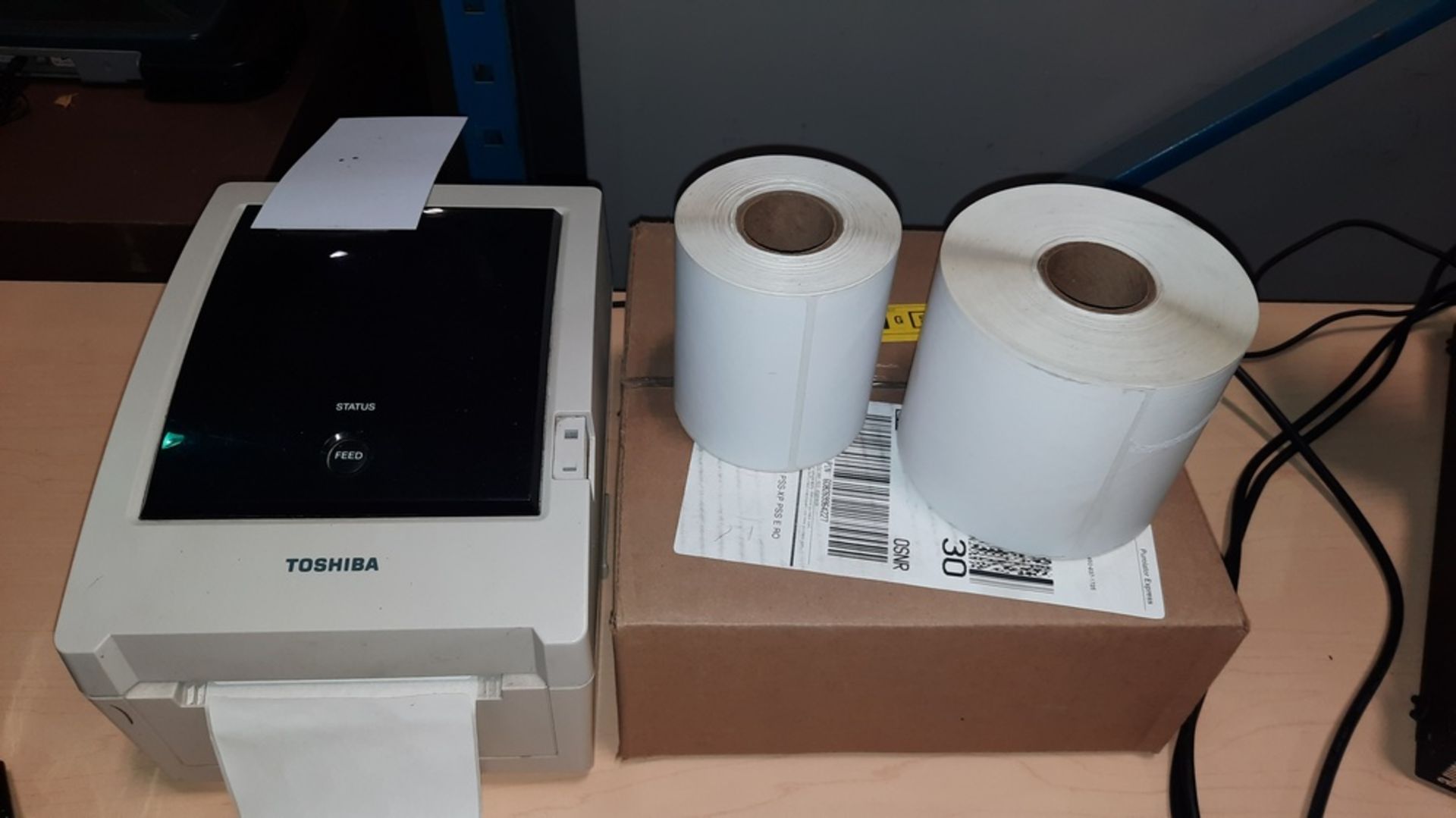 TOSHIBA Printer, c/w Rolls