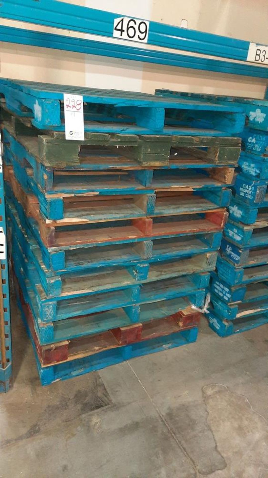 'Blue'' Pallets