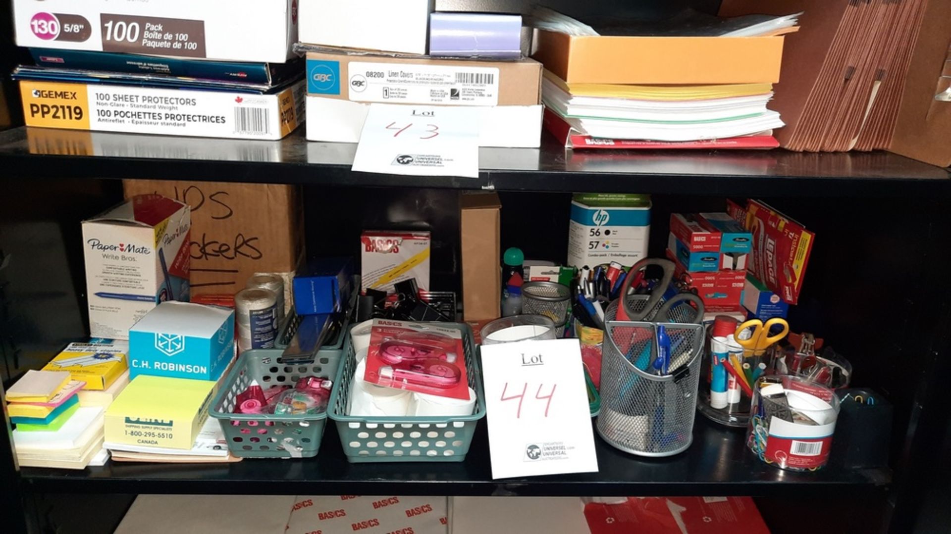 LOT: Assorted Office Supplies