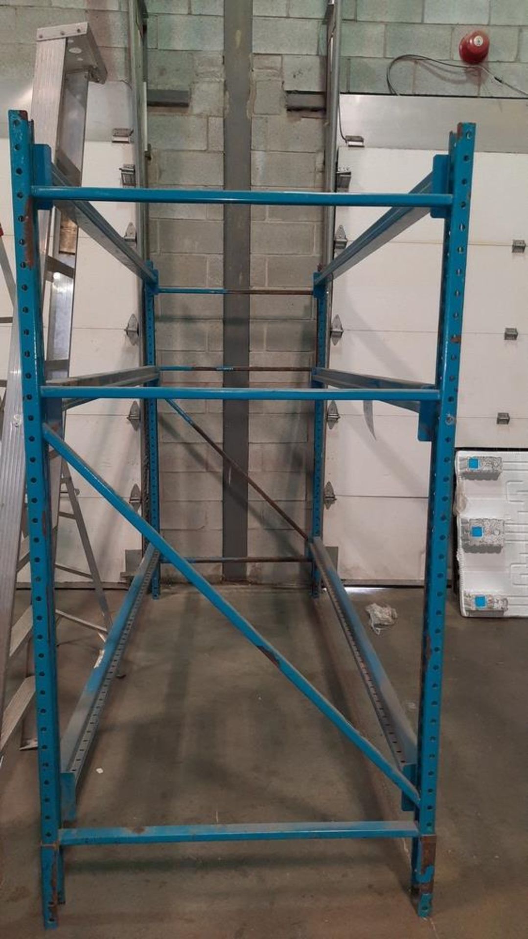 Section of Industrial racking:7' H x 8' W x 42'' Deep, c/w (6) Bars - Image 2 of 3