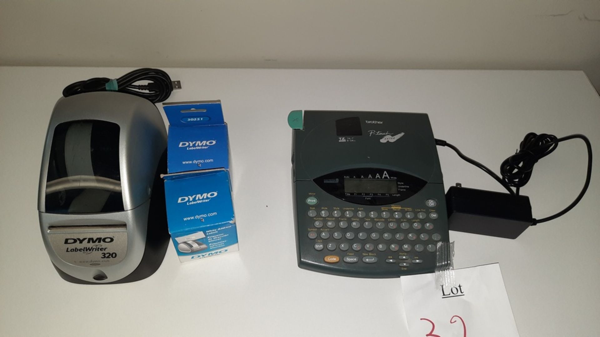 LOT: (2 pcs) DYMO & BROTHER Label Printers