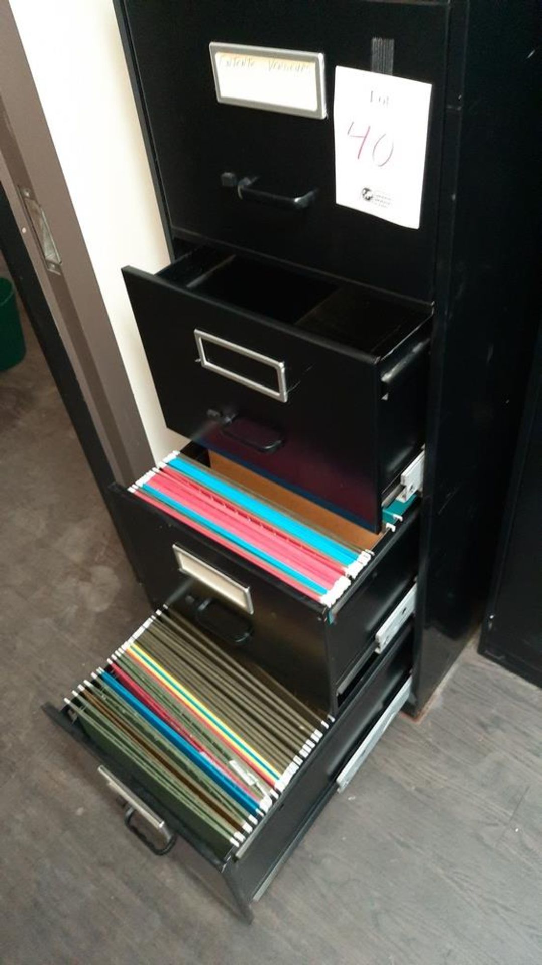 4-Drawer Filing Cabinet - Image 2 of 2