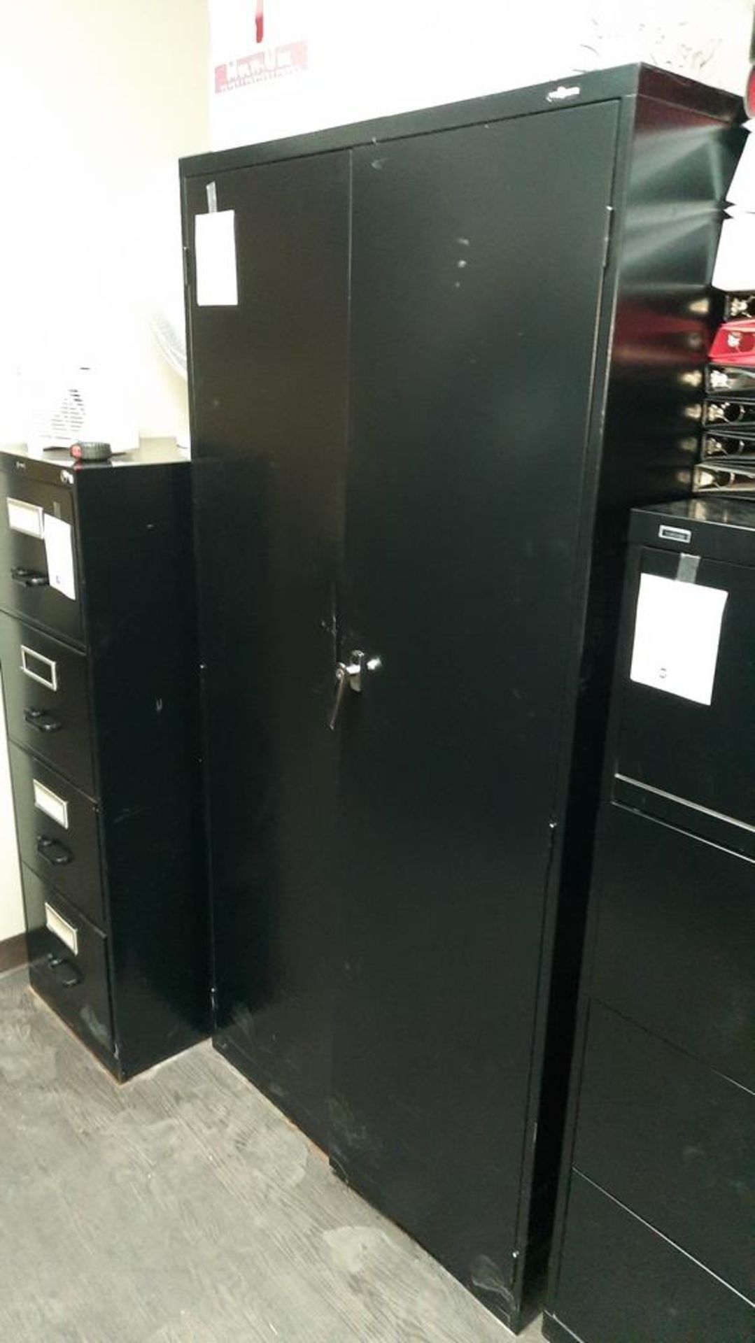 2-Door Metal Cabinet, 36" x 18" x 72" (NO Contents)