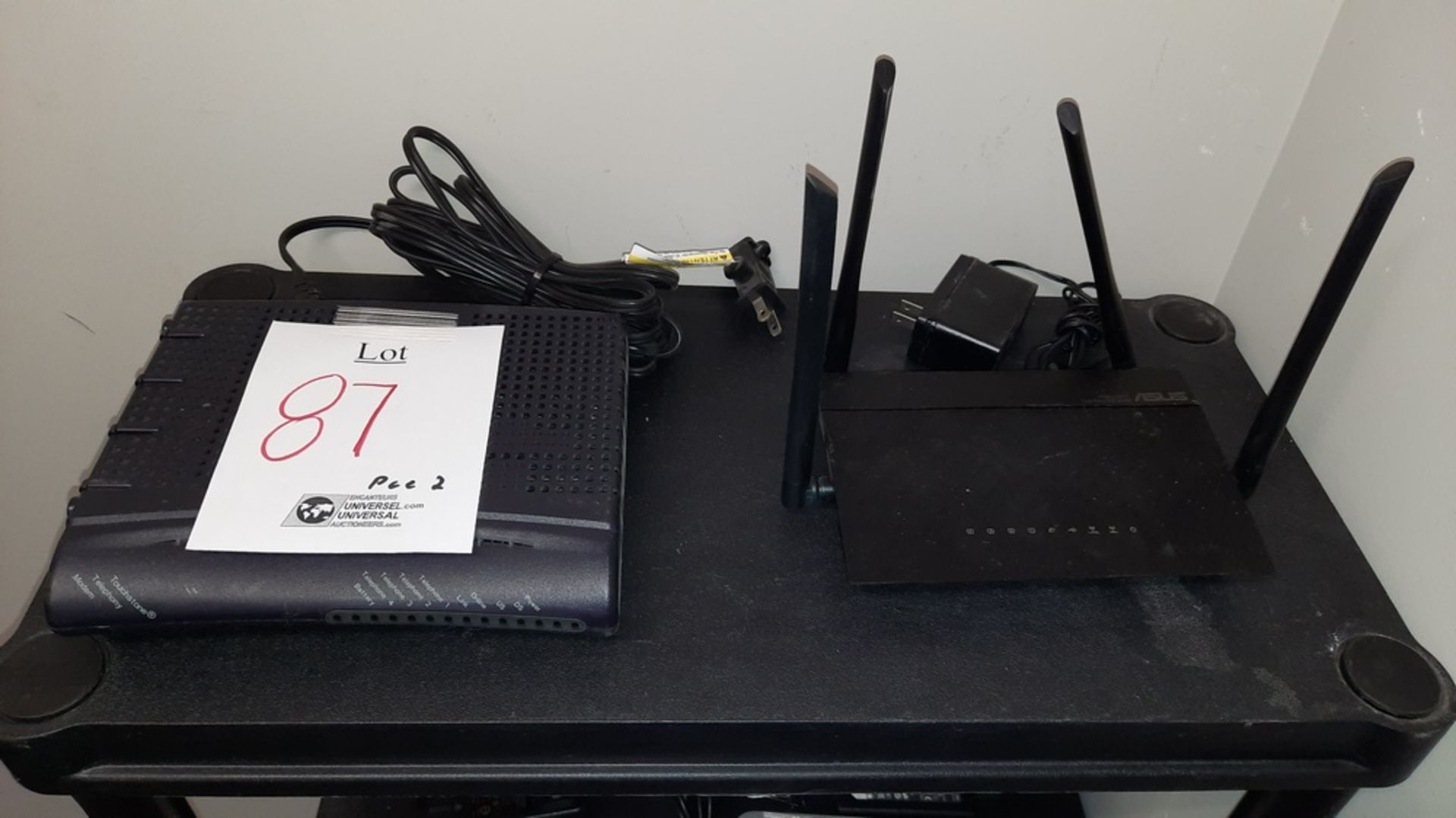 LOT: (2) Routers, ASUS & ARIS (see photos for details)