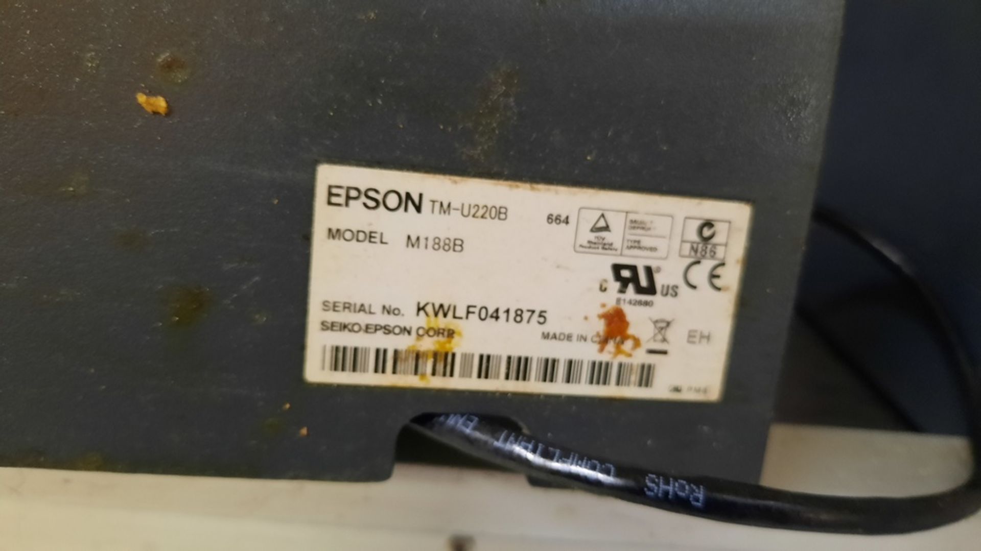 LOT: (2) EPSON Printers - Image 3 of 4