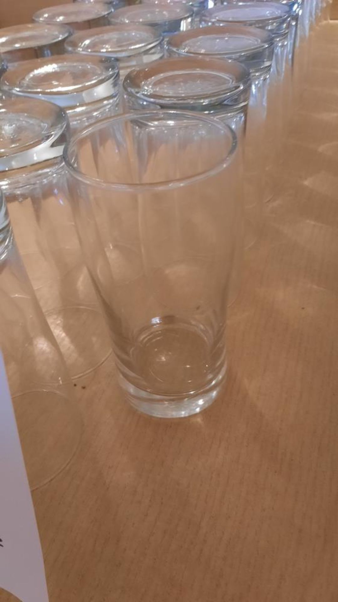 LOT: (37) Water/Beer Glasses - Image 2 of 2