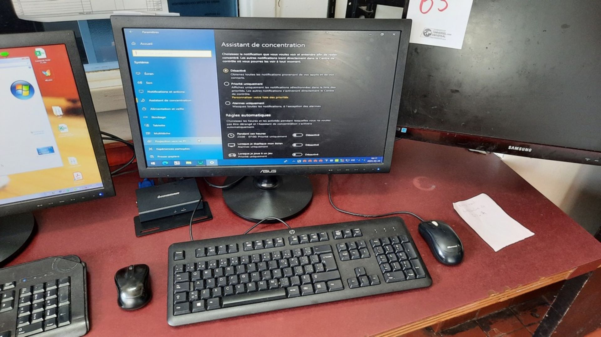 LOT: (4 pcs) Computer, Monitor, KB & Mouse (see photos for details)