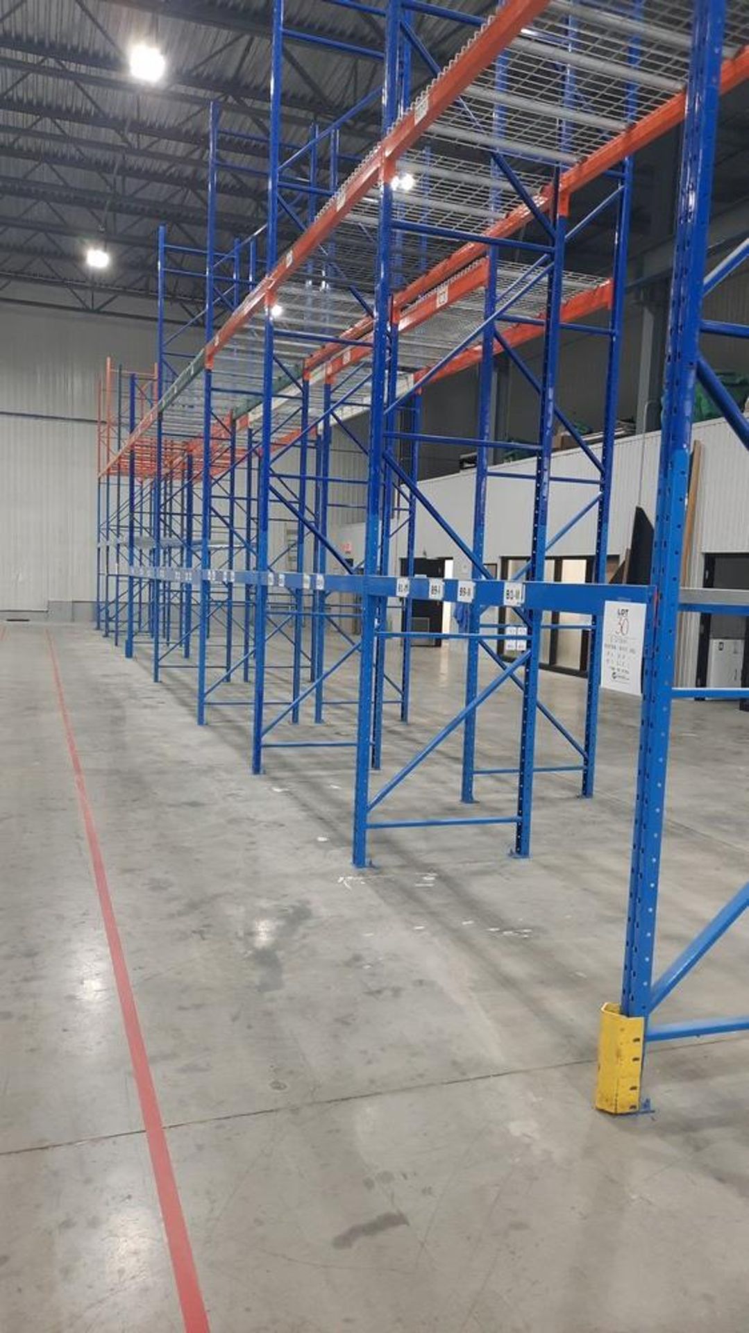 Industrial Ready Rack Sections: 18'H, 42''D, (4) Bars per Section, (2) 12'L, (6) 8.5'L - Image 2 of 4