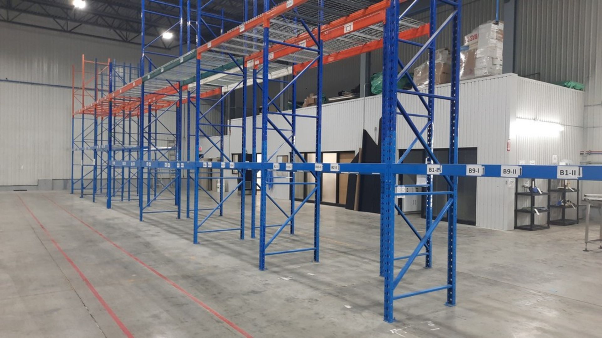 Industrial Ready Rack Sections: 18'H, 42''D, (4) Bars per Section, (2) 12'L, (6) 8.5'L - Image 4 of 4