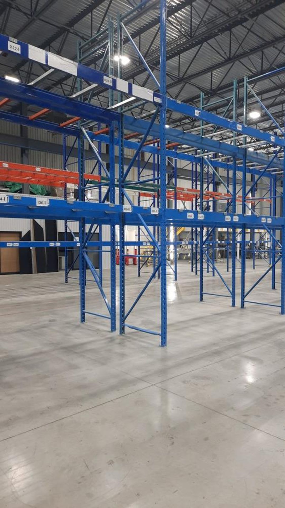 Industrial Ready Rack Sections: 18'H, 42''D, (4) Bars per Section, (3) 12'L, (5) 8.5'L - Image 5 of 5