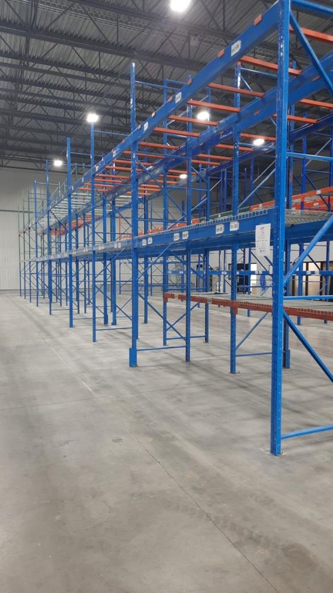 Industrial Ready Rack Sections: 18'H, 42''D, (4) Bars per Section, (3) 12'L, (5) 8.5'L - Image 3 of 5
