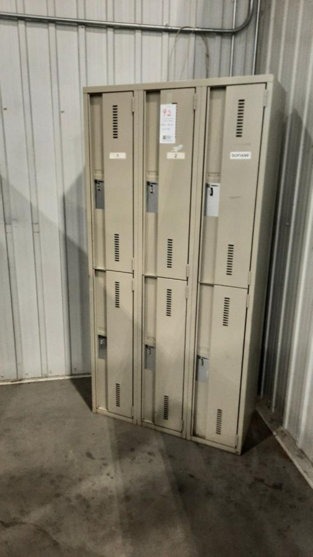 6-Door Locker Unit, 36'' x 72''